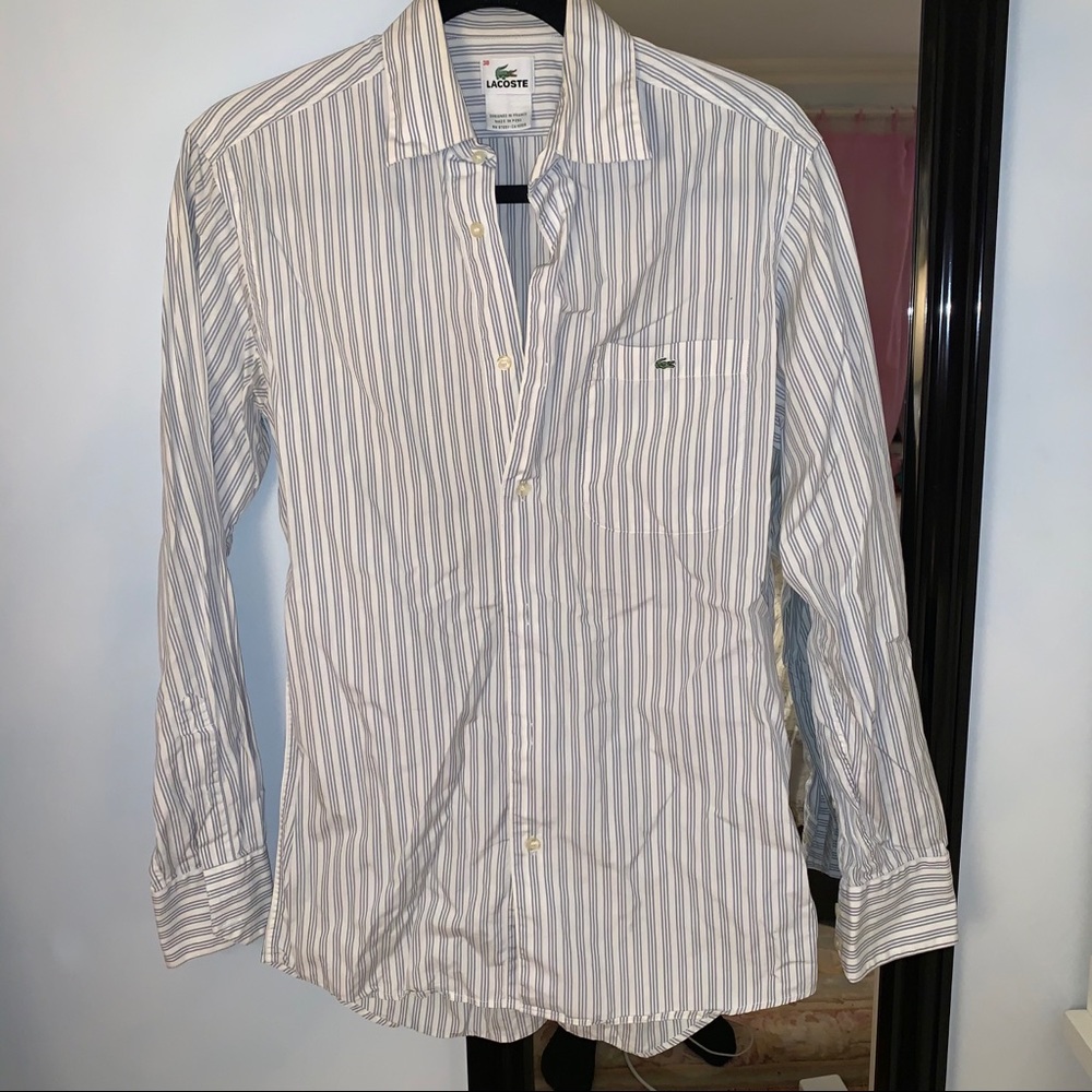 Lacoste striped long sleeve